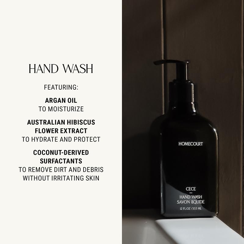Homecourt Hand Wash - Gentle Cleanser & Hydrating Formula | Steeped Rose, 12 fl oz
