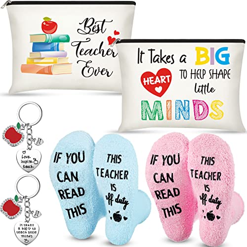 6-Piece Teacher Appreciation Gift Set - Best Teacher Ever White Collection