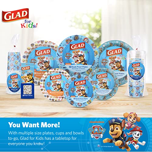 Glad Paw Patrol Disposable Paper Cups - 9 oz, 20 Count (2 Pack)