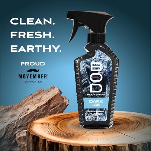 BOD Man Dark Ice Fragrance Body Spray - 8 fl oz, Long-Lasting