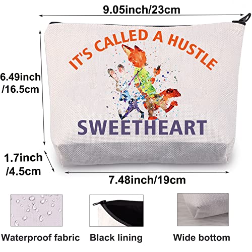 Nick & Judy Cartoon Makeup Bag - Waterproof Cosmetic Travel Organizer