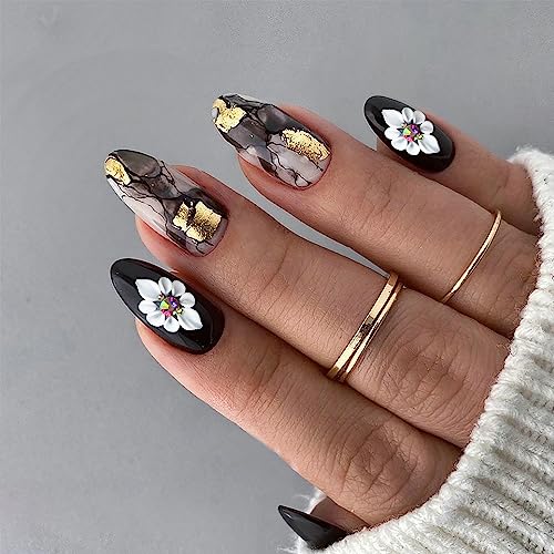 Kit2: 10 Pcs White 3D Simulation Flower Nail Charms – Acrylic Nail Art