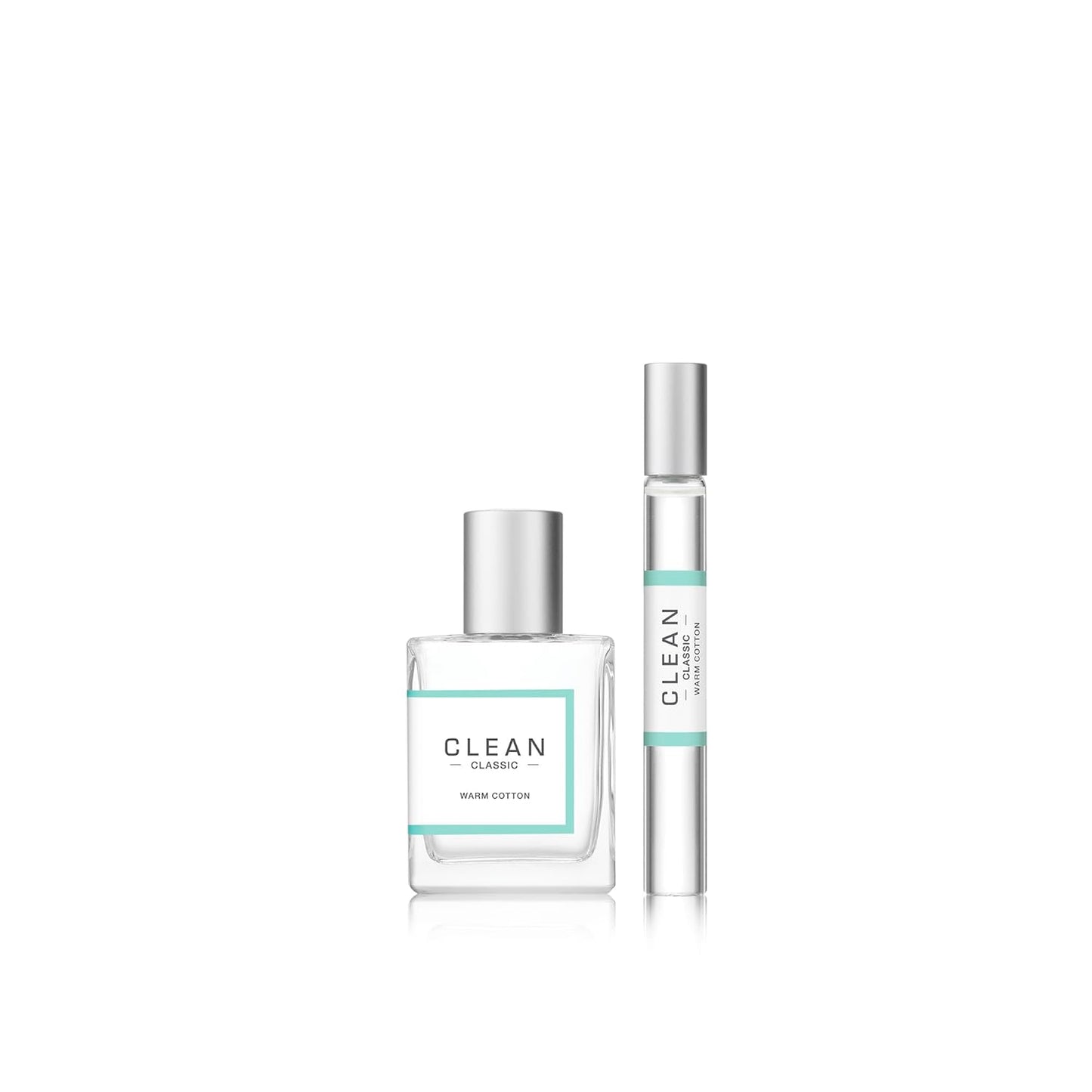 Clean Beauty Perfume Duo - Fresh Laundry & Juicy Berry Scent | Full & Travel Size Gift Set