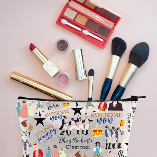 Musical Theatre Makeup Bag - Canvas Cosmetic Organizer for Travel