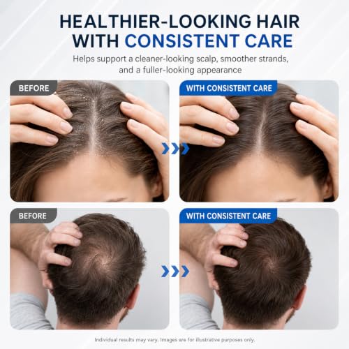 OVEXLIO Biotin & Rosemary Shampoo for Thinning Hair, Sulfate-Free, 11.84oz