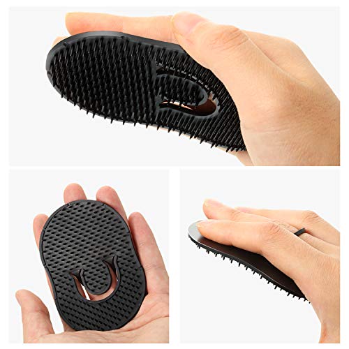 Boao 24 Pack Portable Palm Comb for Men Women Short & Curly Hair, Beard & Scalp Massage