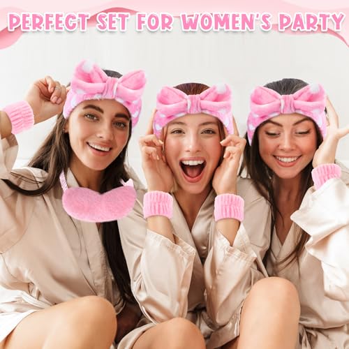 Moucuny Bright 42 Pcs Spa Sleepover Party Supplies Set for Women