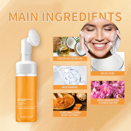 Turmeric Skincare Set - Face Wash, Soap, Cleansing Pads & Oil