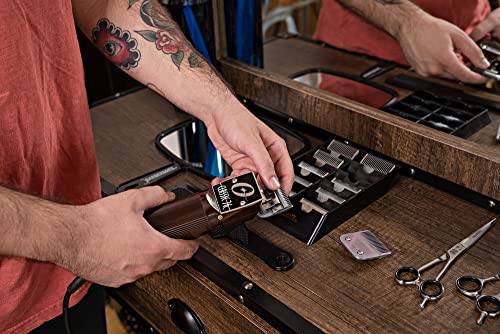 BarberMate Blade Rack for Barbers & Stylists - Pink (Stores 10 Blades)