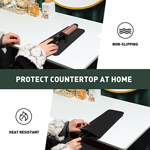 ZAXOP Heat-Resistant Silicone Mat Pouch for Hair Tools