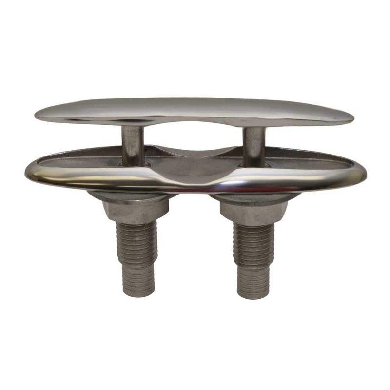 Attwood 66519-1 Retractable Low-Profile Stainless Steel Marine Boat 8-Inch Neat Cleat