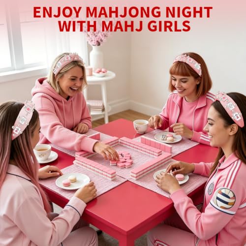 Mahjong Tile Pattern Headband for Women - Trendy Hair Accessory Gift