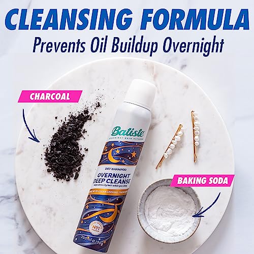 Batiste Overnight Deep Cleanse Dry Shampoo 3.81oz. Pack of 2 - Oil-Free Hair Refresh
