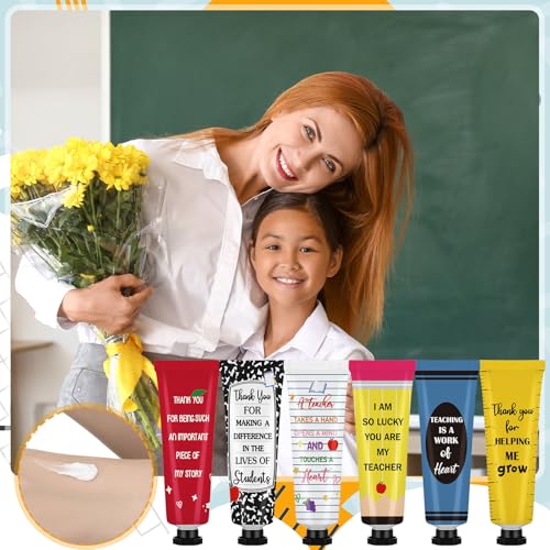 Loopeer 24 Pcs Teacher Appreciation Hand Cream Set - Travel Size Lotion