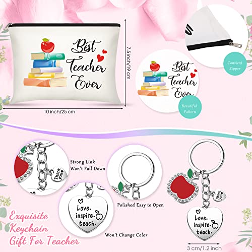 6-Piece Teacher Appreciation Gift Set - Best Teacher Ever White Collection