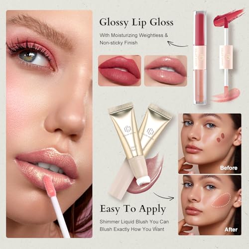 Color Nymph Makeup Travel Bag Set for Teens - 01 Orange