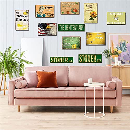 Funny Chicken Coop Slim Tin Sign - Farmhouse Wall Decor 4"x16"