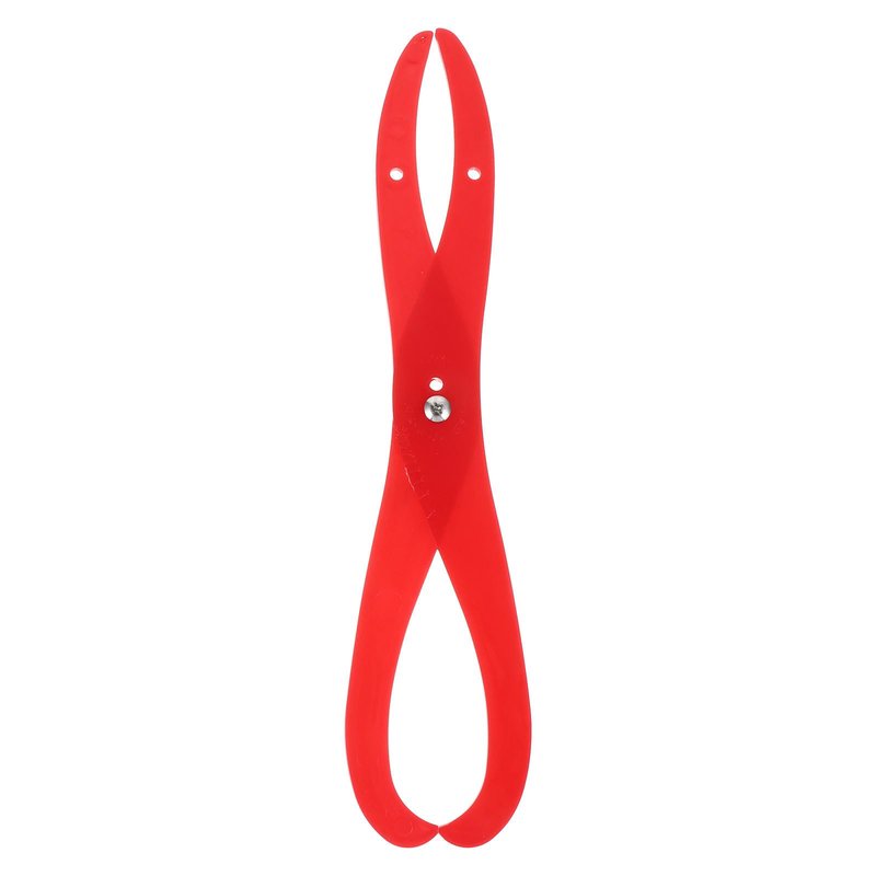 POPETPOP Clay Sculpture Measuring Tool- 6 Inch Red Clay Sculpture Plastic Tool Pottery Clay Tool Bent Leg Ceramic Carving Tool for Pottery Gauge Shaping and Carving