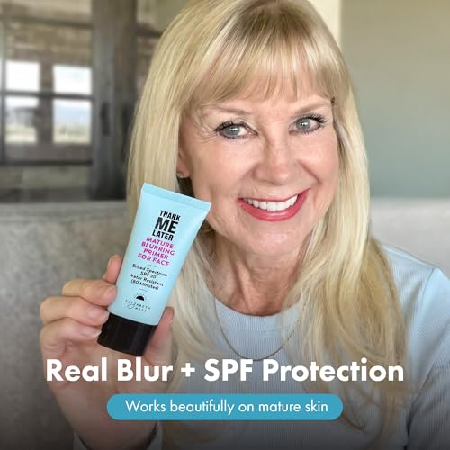 Elizabeth Mott Thank Me Later Blurring Face Primer SPF 30 ? Lightweight, Hydrating Makeup Primer - Smooths Fine Lines & Wrinkles for a Soft-Focus Finish ? Mineral-Based, Cruelty-Free Formula ? 30g