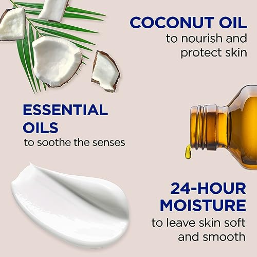 Dr Teal's Coconut Oil Body Lotion, 24-Hour Moisture, 18 Fl Oz (Pack of 3)
