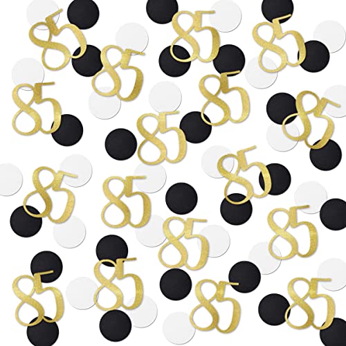 Gold Glitter 85 Confetti - 200pcs Birthday & Anniversary Decoration