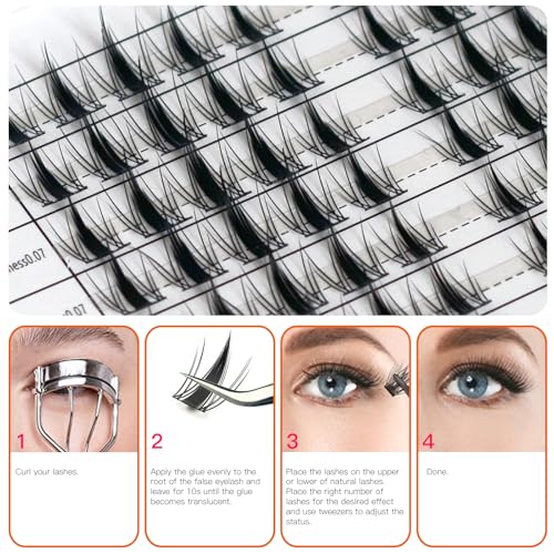 Pixie Points Manga Wet Set Lash Clusters - 32 Pairs Wispy Faux Mink