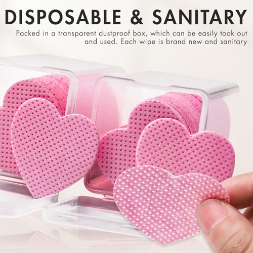 Embagol 400 PCS Lint-Free Eyelash Extension Glue Wipes
