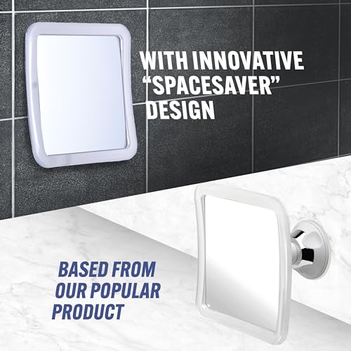 MIRRORVANA Fogless Travel Shower Mirror - Clear 5.3" x 5.3"