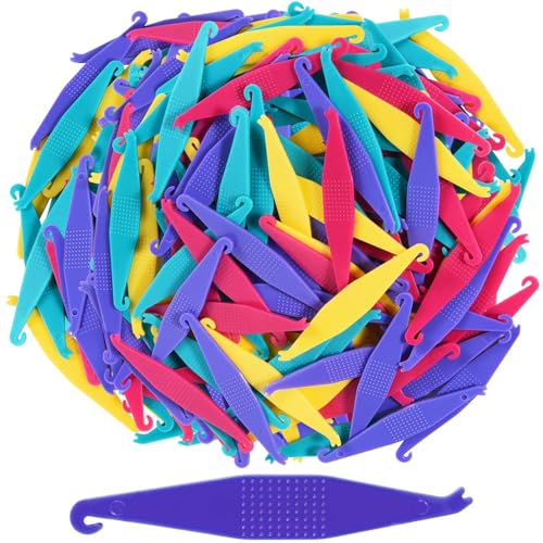 SenseYo 100 Pcs Colorful Dental Elastic Rubber Bands & Placers for Orthodontic Braces