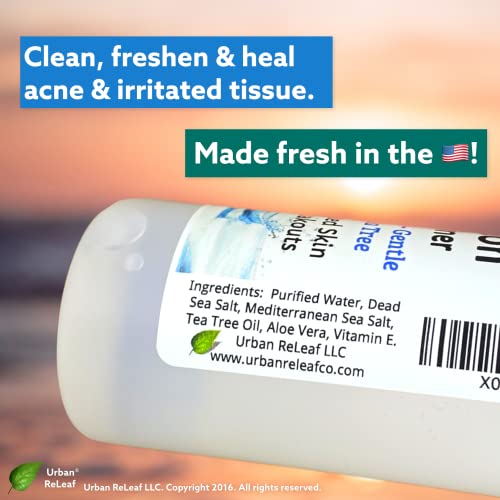 Urban ReLeaf Acne Solution Facial Toner, 4 Fl Oz - Soothe Breakouts & Reduce Pores