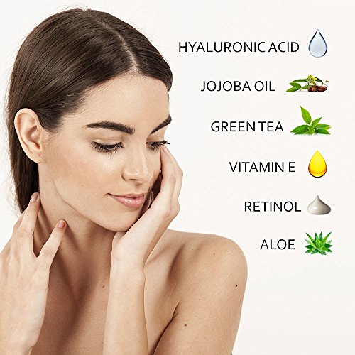 Retinol Serum 2.5% Anti-Aging Face Treatment with Hyaluronic Acid & Vitamin E