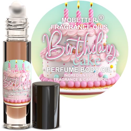 MOBETTER Fragrance Oil Birthday Cake Perfume Body Oil for Women