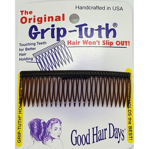 Good Hair Days Grip-Tuth Shorty Comb - Secure Hold for Fine Hair