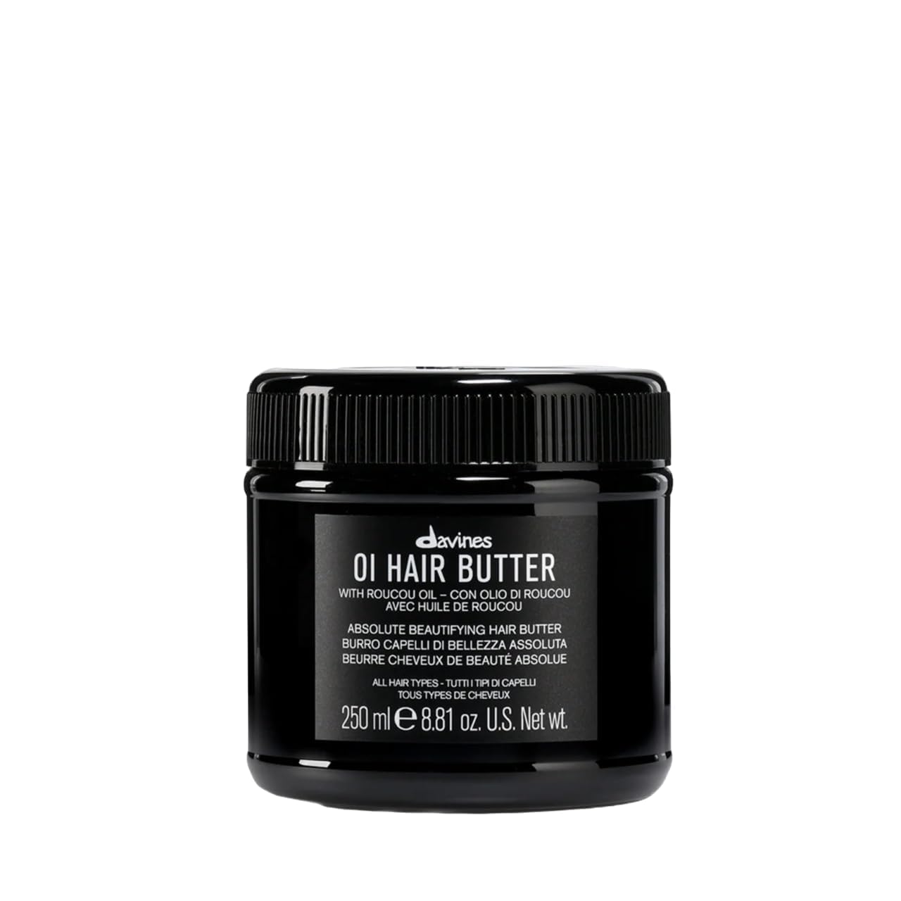 Davines OI Hair Butter - Nourishing Antioxidant Mask for All Hair Types | Hydrating Treatment with Roucou Oil for Frizz Control & Shine