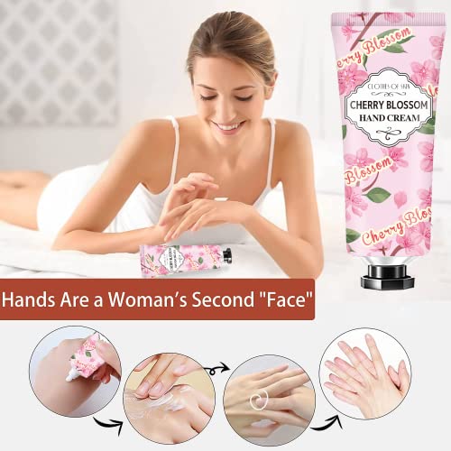 ANKOOY 1 Oz Hand Cream Gifts Set - 74 Natural Scented Travel Moisturizers for Dry Hands, Stocking Stuffers & Gifts for Women & Adults