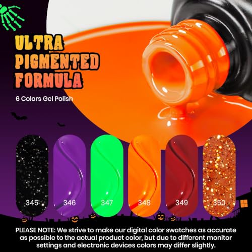 Beetles Hocus Pocus Gel Nail Polish Set - Mixed Finishes, 6 Colors
