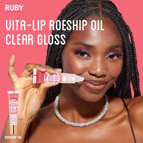 Ruby Kisses Broadway Vita-Lip Clear Lip Gloss, 12 Pack - Hydrating Oil