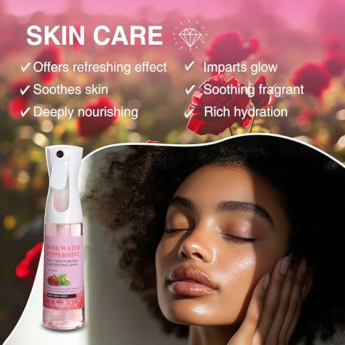 Orientdreads Rose Water & Glycerin Hair Scalp Moisturizing Mist - 10 oz