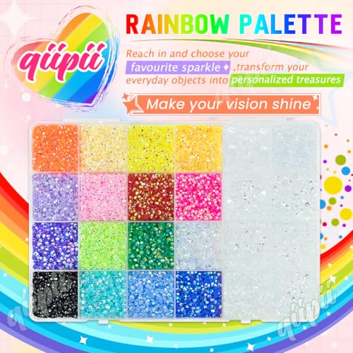 Clear Resin Rhinestones Bedazzler Kit with B7000 Glue - 2mm to 6mm