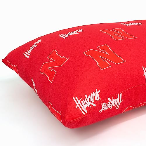 Nebraska Cornhuskers Pillowcase Pair - Standard 20" x 30"
