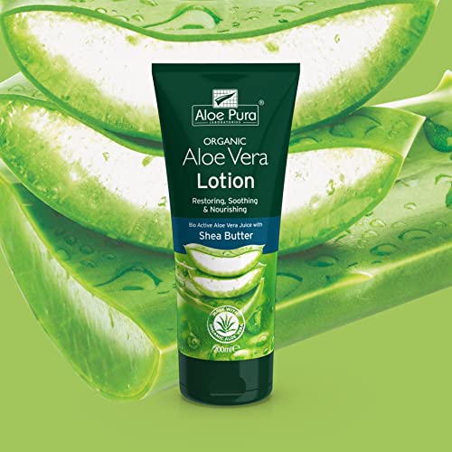 Aloe Pura Aloe Vera Soothing Lotion for Dry & Damaged Skin - 200ml
