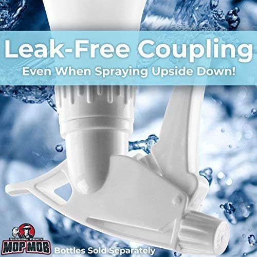 Leak-Free 360 Degree Spray Head - Chemical Resistant Industrial Sprayer | 9 1/4" Dip Tube for Auto Detailing & Cleaning