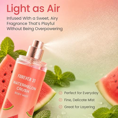 Forever 21 Watermelon Crush Body Mist - Refreshing 8 fl oz Spray