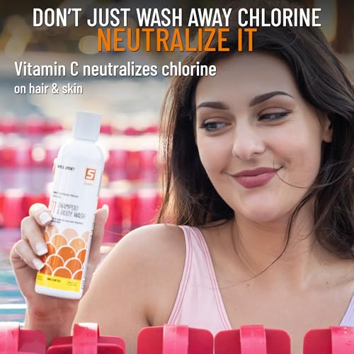 Vitamin C Swim Shampoo & Body Wash for Chlorine Removal