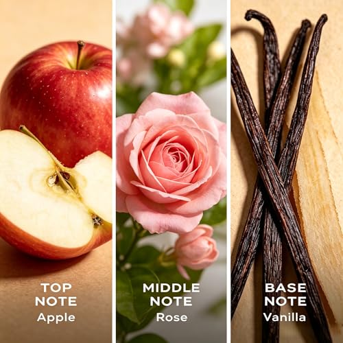 Yowllow Juicy Apple Eau de Parfum for Women 1.7 Fl Oz - Fruity Floral Scent, Long Lasting, Inspired by Juicy Apple 01