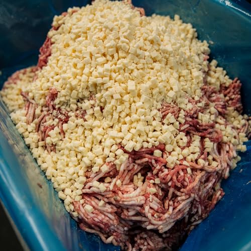 Bearded Butchers 10 Pack Disposable Blue Poly Lug Liners - 1.5 Mil Thick for 50 lb Totes, Ideal for Meat Processing