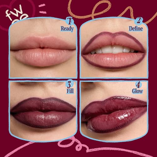 fwee Dual Coloring Stick Lip Liner - Lip Service | Long Lasting & Smudge-Proof