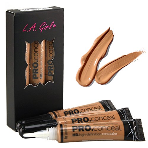 L.A. Girl HD Pro Concealer Bundle | Lightweight Cream Concealer 3-Pack