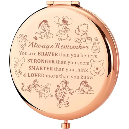 KEYCHIN Bear-RG Honey Bear Compact Pocket Mirror - Makeup Tool