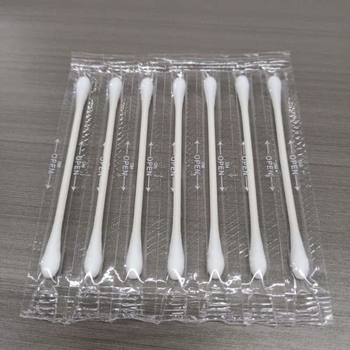 Individually Wrapped Cotton Swabs - 200 Count Double Tipped